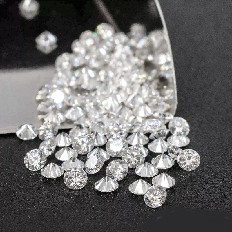0.25ct 4.0-5.0mm Lab Grown Diamond Starsgem Top Quality Distributor Full Stock DEF VVS VS Melee Size Cvd Hpht 0.5ct Lab Diamond