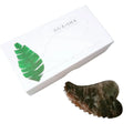 HY In Stock! Good Quality Well Designed Custom logo Smoky Quartz Spiky Heart Face Gua Sha Massage Tool
