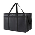 Large Reusable Foldable Insulated Food Delivery Bags Insulated Bags to Keep Food Cold Reusable Food Insulated Takeout Bag