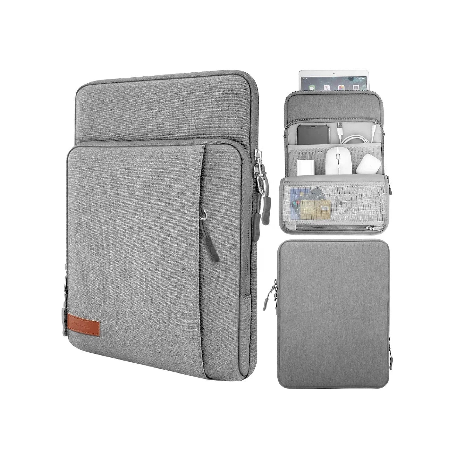 MoKo Protective Splash-proof Laptop Sleeve 9 11 Inch Case Bag with Storage Pockets
