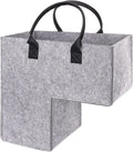 L-Shape Stair Basket Organizer with Handle 4mm Felt Stair Step Storage Baskets for Laundry Toys Home Items Office Decor