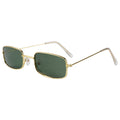 Cross-border New Small Frame Adult square Metal Sunglasses Europe and the United States Men and Women Fashion Sunglasses tide