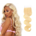 Chinese Raw Weft Remy Virgin Human Hair Extensions Straight Wave Lace Closure 613 Natural Black Bundles Frontal Hair Weave