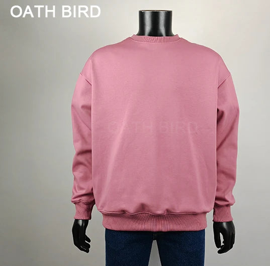 Heavyweight Large Size Velvet Hoodies and Sweatshirts Custom Embroidery Big logo Boxy Fit Plain Baggy Jumper Unisex Sweatshirts