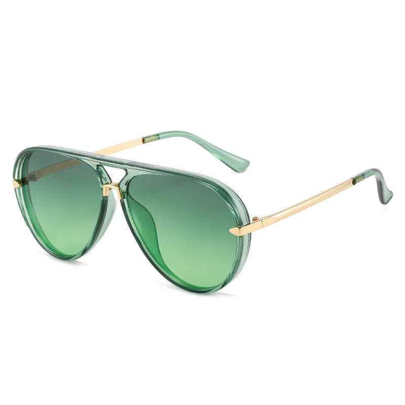 Hot Sale New Arrival Fashion Women Designer Sun Glasses Customized logo Men Pilot Oversized Unique Sunglasses
