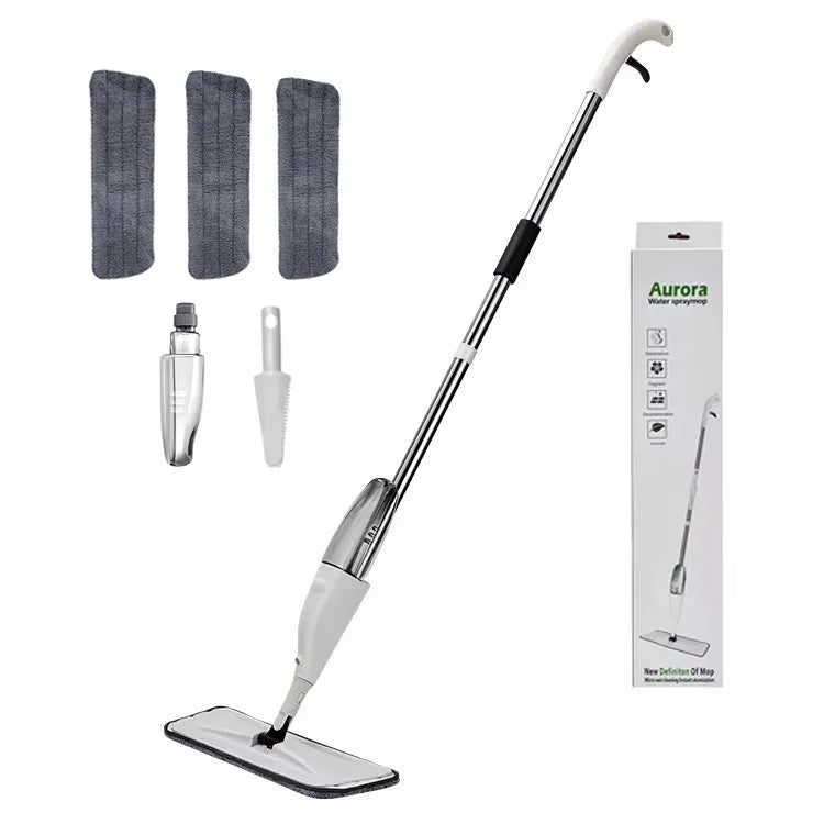 Hot Sale 360 Magic Household Easy Handheld Water Microfiber Long Handle Spray Mop with Sprayer