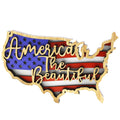Wholesale Creative Wooden American Flag Ornament Sign for Home Decor Wall Hanging Desktop Independence Day Dropshipping