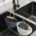 2026 New Creative Shell Kitchen Drain Bag Faucet Hanging Sponge Storage Hanging Basket Household Pool Free Punch Rack