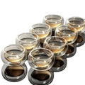 Hot Selling 70ml Minimalist Design Double-Wall Transparent Glass Cups with Heat Resistance Insulation