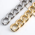 2023 100cm 120cm Chunky Metal Big Bag Chain Strap Handle Accessories Gold Purse Bag Chain for Handbag Accessory