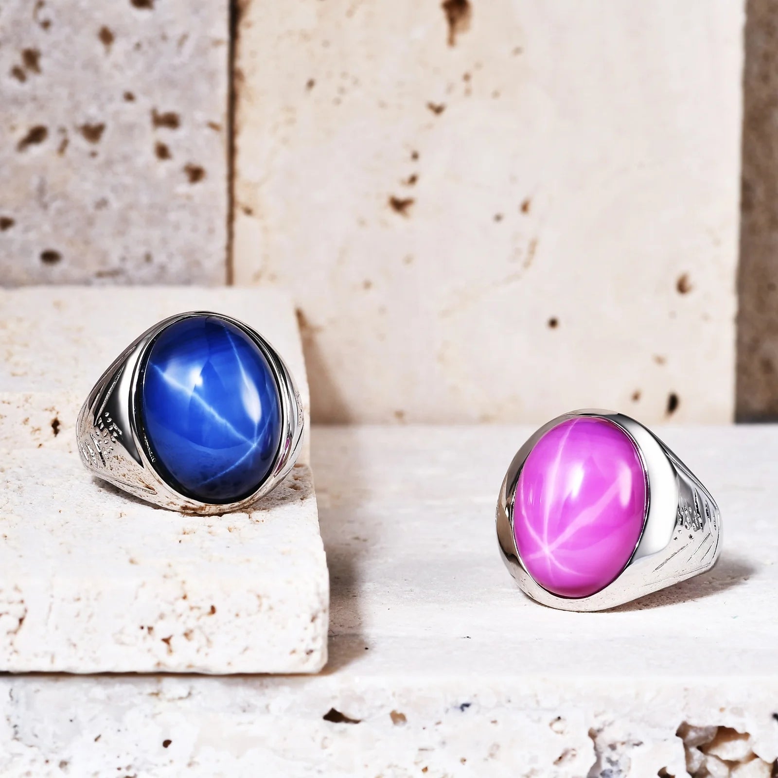 A224R Abiding Jewelry Wholesale New Designs Elegant Women Big Oval Cats Eye Gemstone S925 Silver Ring