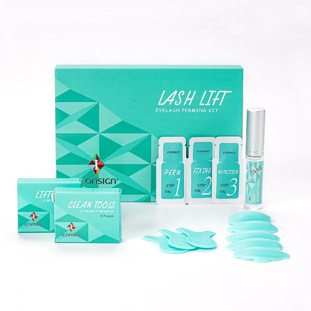 Iconsign Green Lash Perm Lotion Step 1 2 3 Wimpern Lifting Eyelash Perman Lash Lift Sachet Lamination Brow Fast Lash Lift Kit