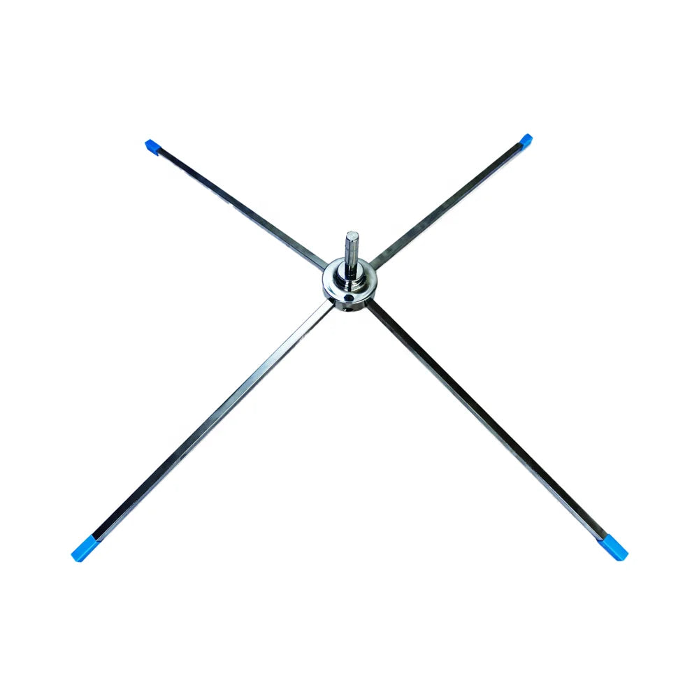 Hot Selling Promotional Beach Flag Base Feather Banner Chrome-Plated 360 Rotate Cross Flag Base