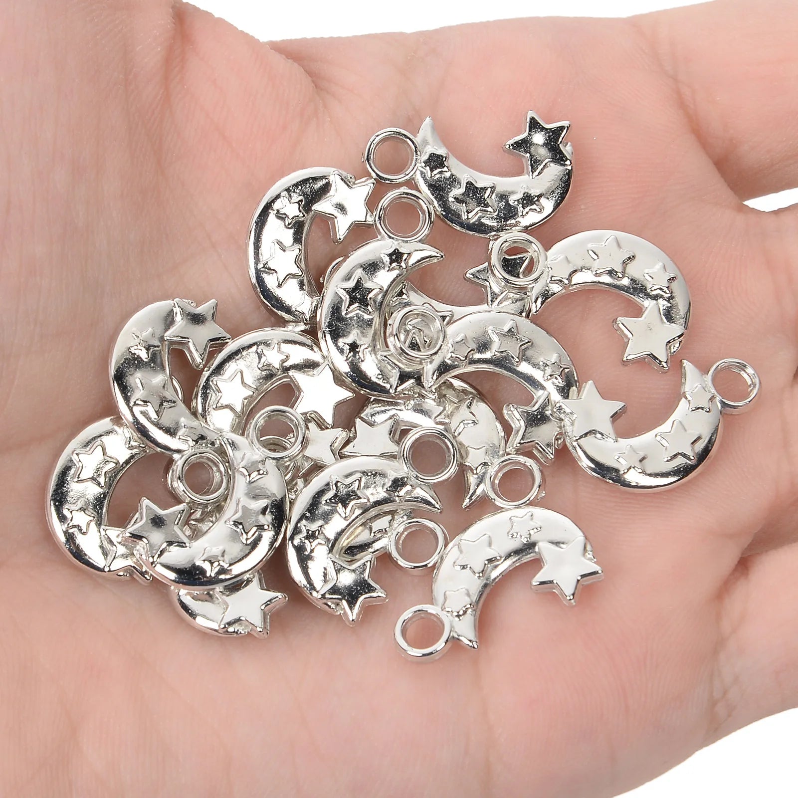 un Moon Pentagram Charms Sky Star Pendants Jewelry Making