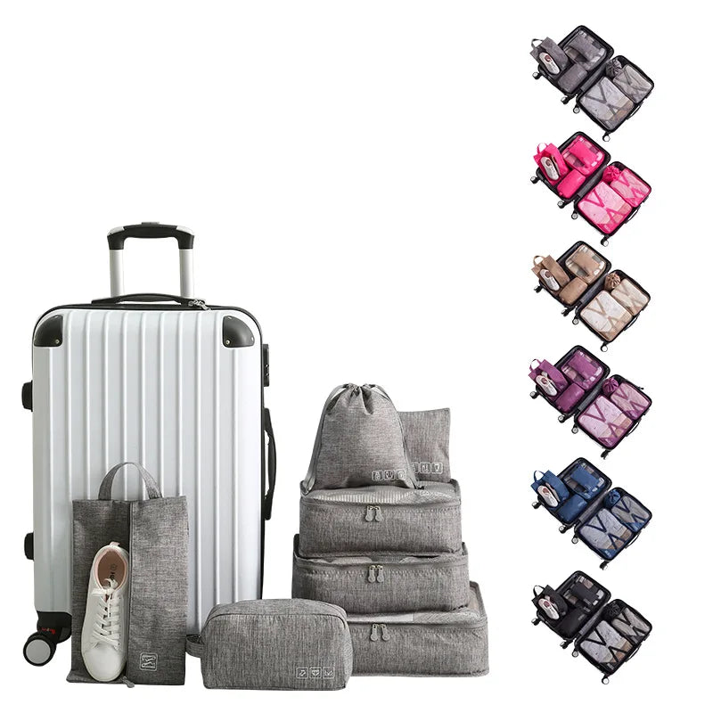 Storage Bag Travel Package Cosmetic Fashion Clothes Packing Travel Organizer Bag Set
