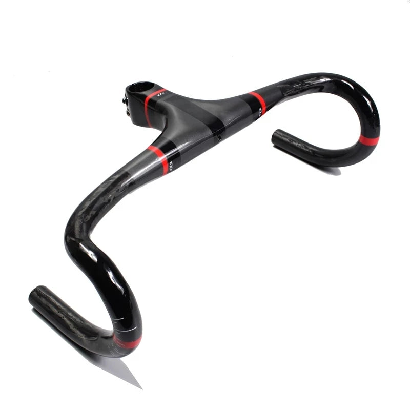 YOUME New Ultra Light Durable Road Bike & BMX Carbon Fiber Handlebar Black 300g 28.1-29.5mm Clamp Diameter Bicycle Components