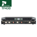 Paulkitson TF430 SIC Professional Class D Audio Power Amplifier 2 Ohms 4X6500W 1U Hi-Res Audio Metal Hifi Sound Speaker System