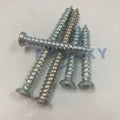 MALAXY Concrete Screw Torx Socket Flat Head Screws Zinc Plated Concrete Screw Countersunk Star Long Bolt