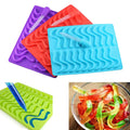 Gummy Worm Eco-Friendly Silicone Molds-Multifunction Ice Cube Trays & Droppers for Gumdrop Jelly Soap Wax Cake-Oven/Fridge Safe