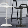 Kitchen Counter Leather Modern Lift Height Swivel Dining Home Office Furniture Chairs Bar Stool With Footrest