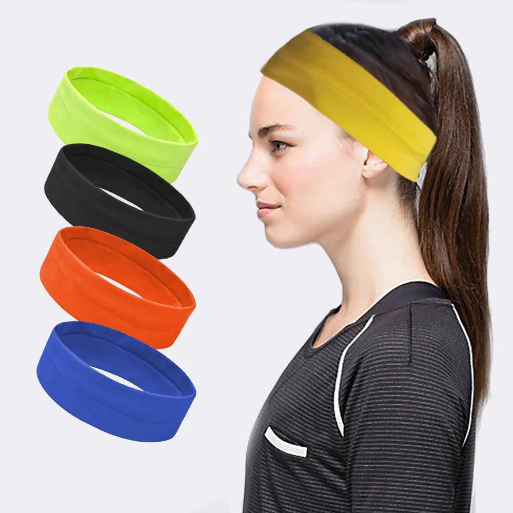 2.5 Inch Quick-Dry Thin Stretchy Non-Slip Soft Unisex Multi-Style Casual Sports Yoga Headbands Gym Custom Logo