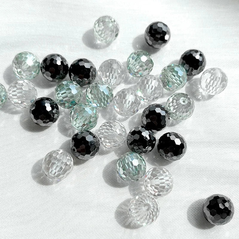 Luster Factory Price Moissanite Ball Round Stone Beads Moissanite Beads for Jewelry