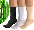 Loose Non Binding Top Elastic Breathable Bamboo Diabetic Medical Products Crew Socks Unisex for Men Women