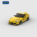 Kids Toys Hot Selling Custom Moc Bricks Yellow Sport Car Building Blocks Toy for Girls Gift Car Building Block Sets