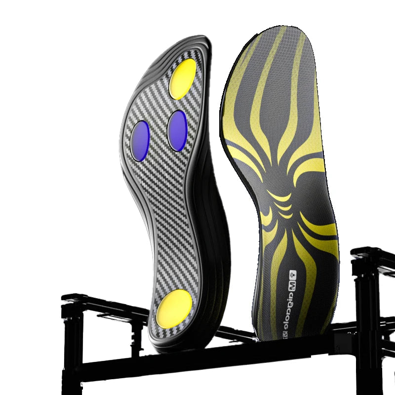 Full Length Carbon Fiber Plated High Rebound Insole PU GEL Assist Basketball dunk Run Faster Springy Football Soccer Shoe Insert