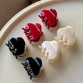 ZiTeng Korean Mini French Hair Clip for Women Simple Acetate Back Head Hair Claw for Bangs and All-Over Hair Styling