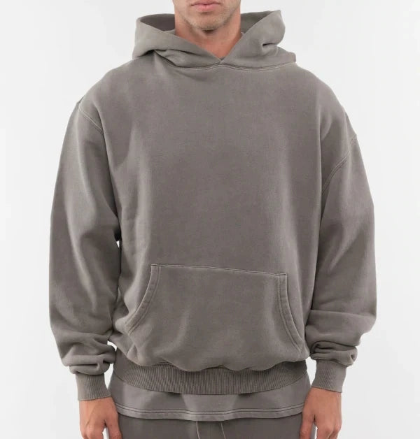 High Quality Heavy Weight Hoddie Gsm Hoodie Men logo Oversized Blank Stone Washed Vintage Puff Printing Hoodie Free Sample