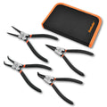 SOLUDE 4PCS Internal External Circlip Pliers Set 7 Inch  Retaining Ring Snap Ring C-Clip Pliers Set