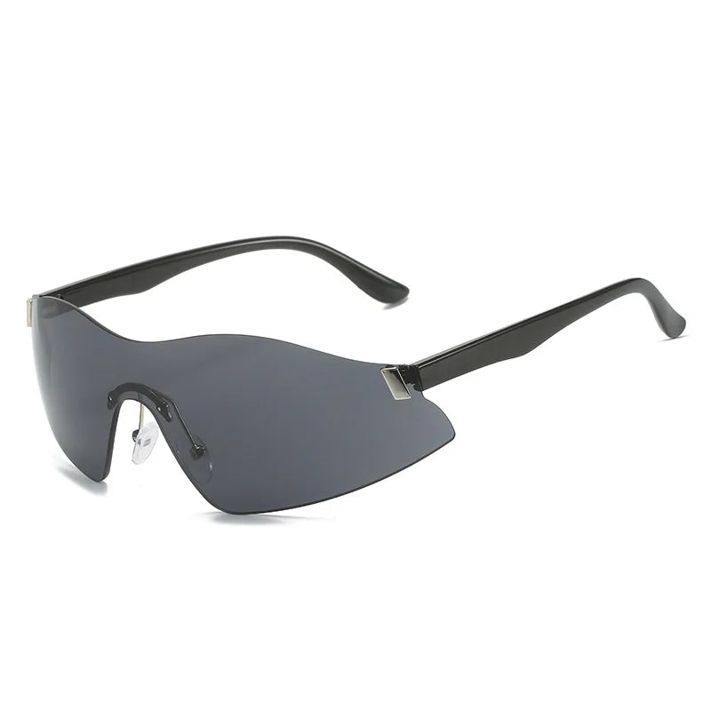 Fashion Ins 2023 New Outdoor Sports Cycling Sunglasses Men Women Classic Frameless Sahdes Uv400 High-quality Lentes De Sol