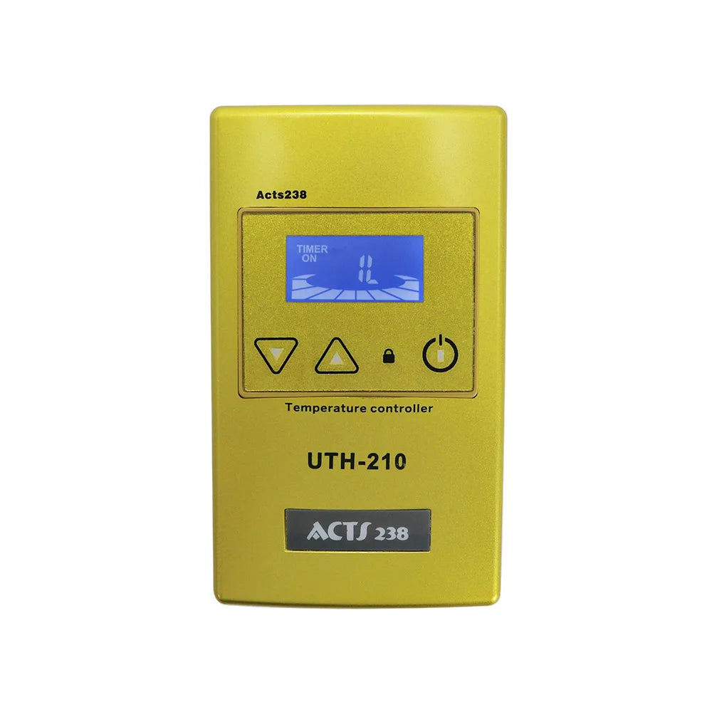 UTH-210 Electric Heating Film Temperature Controller Floor Heating Thermostat 100-240V 18A With Button