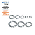 MISTER JIGGING Fishing Accessories Stainless Steel  fishing Tackle Jig Fishing Metal Jig Rings Split Rings
