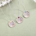 C8092 Abiding Anime Cute Cats 925 Sterling Silver Natural Gemstone Pendants Charm for DIY Necklace Jewelry