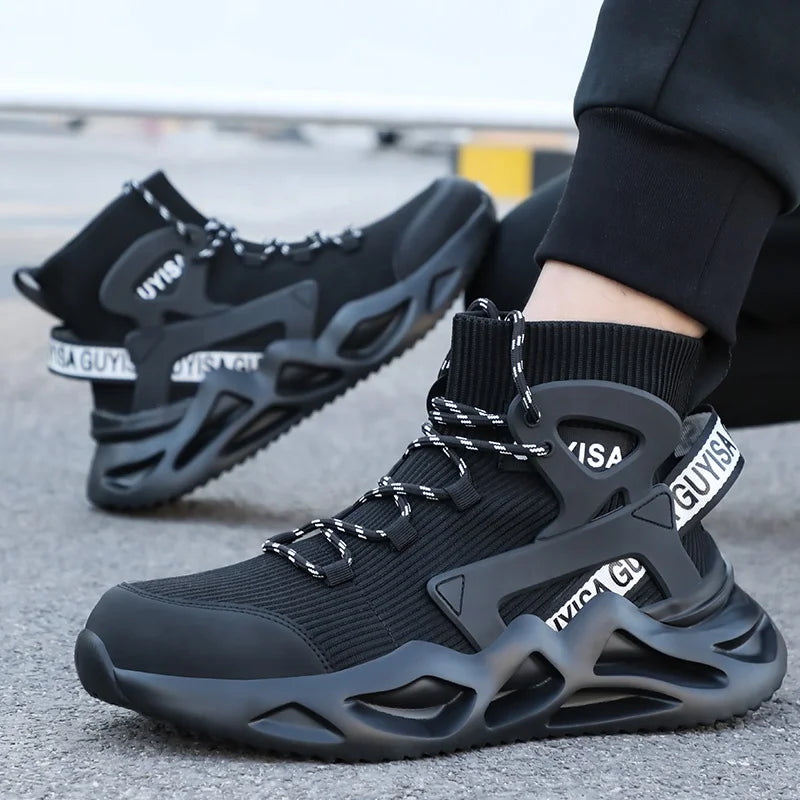 GUYISA Brand Steel Toe Light Weight Safety Shoes Sports Working Shoes for Men Safety