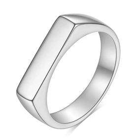 Best Selling 4MM Simple Ladies Joker Temperament Ring Trendy Stainless Steel Gold Smooth Small Strip Casting Fashion Ring