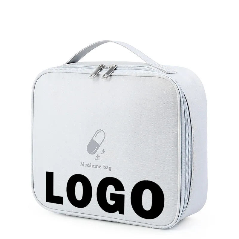 Portable Medical Bag Travel Bag Large Capacity Medicine Storage Box Household Emergency Medicine Reserve First Aid Kit