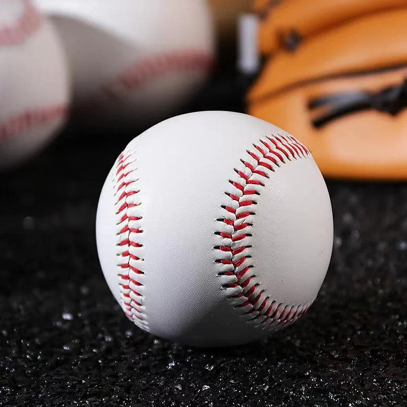 Baseball Softball Customized Logo Full Grain Leather Flat Seam Raised Seam Wool Rubber Cork Ball