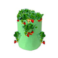 Wholesale 10 Gallon Strawberry Planter With 8 Side Grow Pockets Breathable Non-Woven Fabric Reinforce Handle Plant Grow Bag