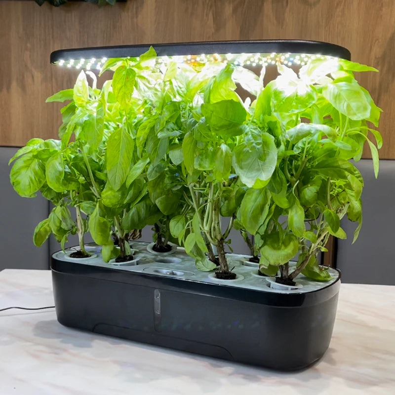 ScienGarden Portable Self Watering Smart Planter Indoor Hydroponic System Kit Home Herb Garden Desktop Grow System Modern ABS