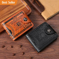 New Billetera Hombre PU Leather Men Dollar Price Wallet Casual Clutch Money Purse Bag Credit Card Holder Fashion Wallet