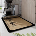 DaiRui Hide Stain Absorbent Rubber Backed Quick Drying Mat Fit Under Coffee Maker Mat