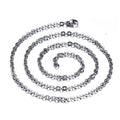 Factory Wholesale Fashion Pendant with Chains Necklace 14K 18K Gold Plated Steel O Shaped Chain 2mm Custom Chain Pendant