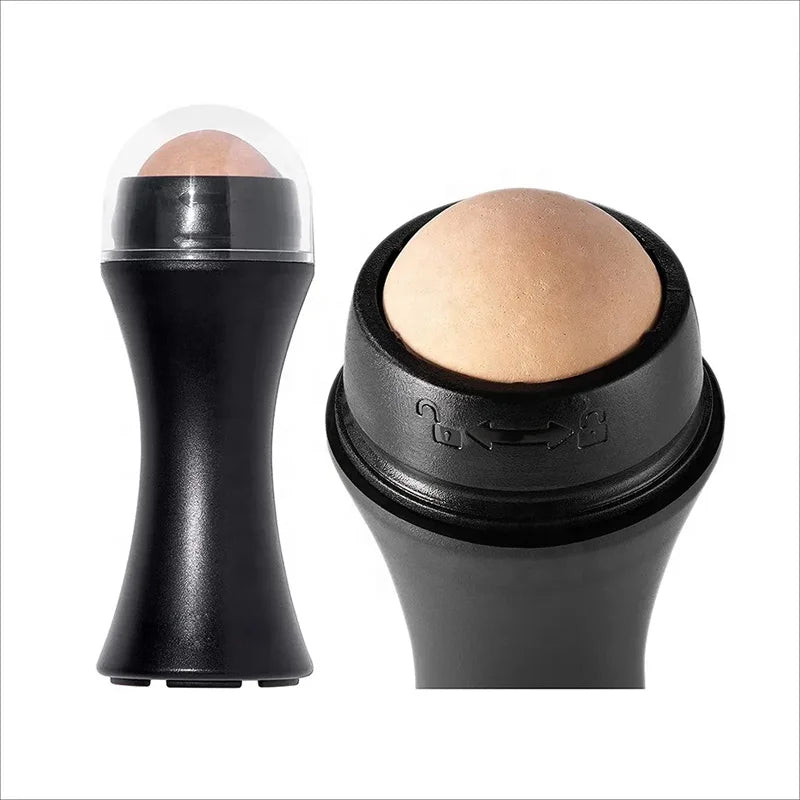 Wholesale Custom Volcanic Stone Natural Facial Pores Cleaning Makeup Face Skin Care Volcanic Oil Absorbing Roller Removing Ball