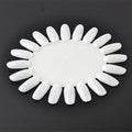 Custom Sunflower Shaped False Nail Display Board Template 20 Nail Art Color Card Flexible Tools for Practice