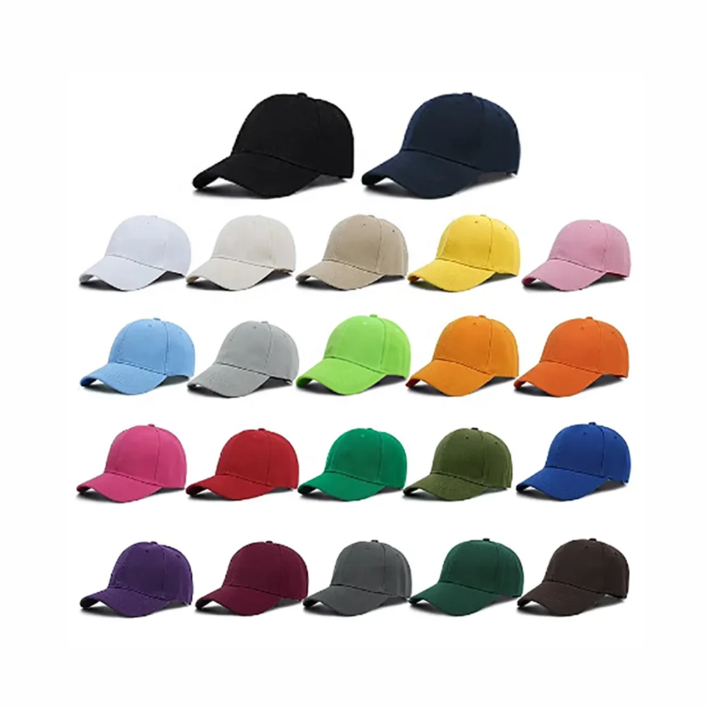 Customized Baseball Gorras Caps Hats Plain Blank Curved Brim Multi-Color Embroidered Print Sporty Checkered Leopard Dot 100%