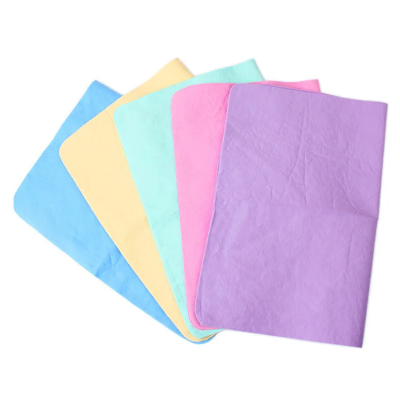 PVA Superedry Eco-Friendly Low MOQ 64x43cm Car Wash Cloth Auto Clean Chamois Leather Car Cleaning Cloth