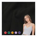 Hot Selling Knitted Cotton Fabric Price Per Meter Factory Wholesale Solid 1*1 Rib Fabric for Garment/